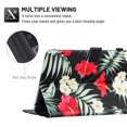 thumbnail image 5 of Universal 10 inch Tablet Case, Slim Folio Protective Case Cover with Kickstand for iPad 10.2/iPad 9.7/Onn 10.1/Samsung Tab A7 10.4/Galaxy Tab A 10.1 inch all 9.5-10.5 inch Tablet,Red Flower, 5 of 5
