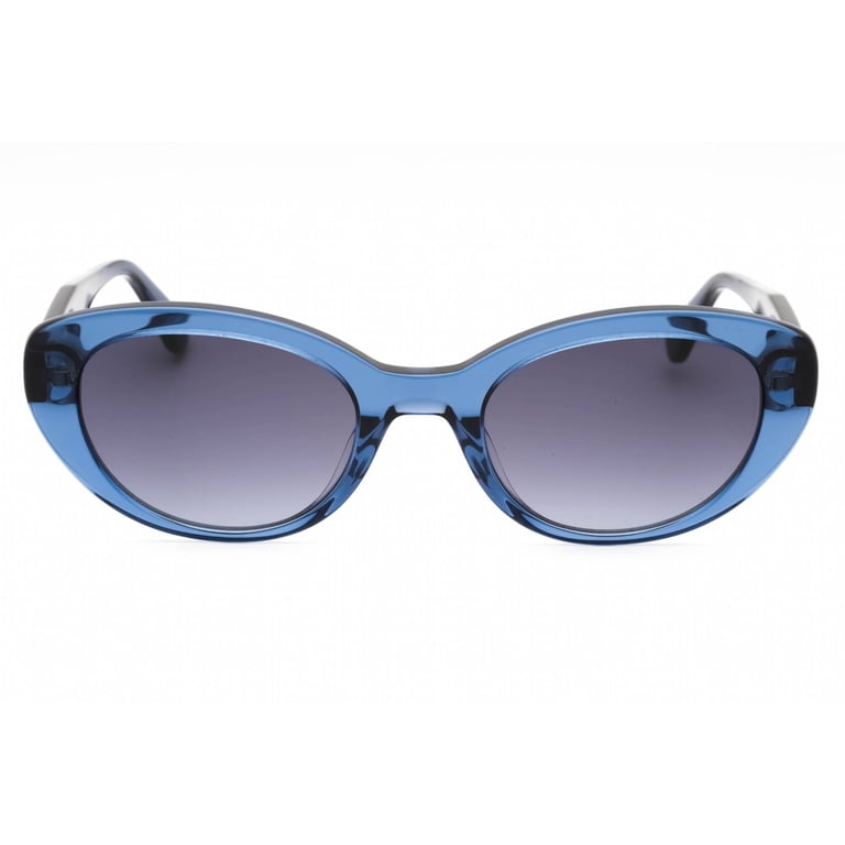 Kate Spade CRYSTAL/S 0PJP 9O Sunglasses Blue Cat Eye Frame, Grey Lenses Kate Spade CRYSTAL/S 0PJP 9O Sunglasses Blue Cat Eye Frame  main image 2