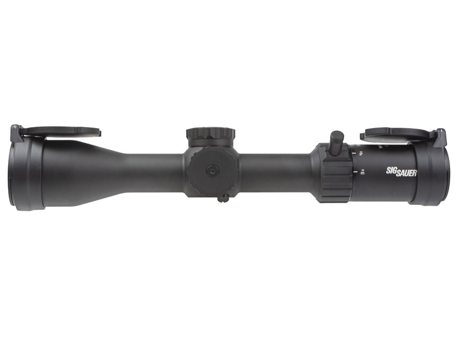 Sig Sauer WHISKEY4 3-12x44mm Riflescope w/ SFP Illuminated Hellfire Quadplex Reticle - SOW43004