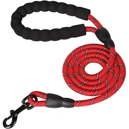 150/200/300cm Strong Dog Leash Pet Leashes Reflective Leash for Big Small Medium Large Dog Leash Drag Pull Tow (Color : Red, Size : 1.0cm 200cm)