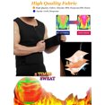 thumbnail image 5 of LELINTA Waist Trainer Sweat Belt Vest for Men, abs Workout Sauna Effect Waist Slimmer with Strap, Workout Shirt Body Shaper Shapewear TaLELINTA Top, 5 of 8