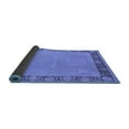 thumbnail image 2 of Ahgly Company Indoor Round Oriental Blue Industrial Area Rugs, 7' Round, 2 of 4