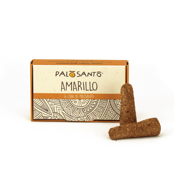 Palo Santo Incense Cones - Palo Santo Wood – Amarillo Quality - 6 Pcs