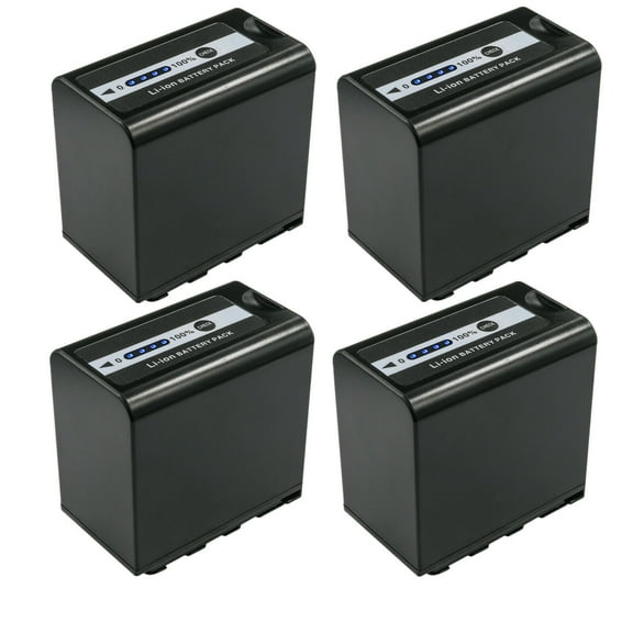 Kastar AG-VBR89G Battery 4-Pack Replacement for Panasonic HC-X1000, HC-MDH2, HC-MDH2GK, HC-MDH2GK-K, HC-MDH2M, AG-CX350, AG-DVX200, AG-DVX200PJ, AG-DVX200PB, AG-DVX200PX Camera