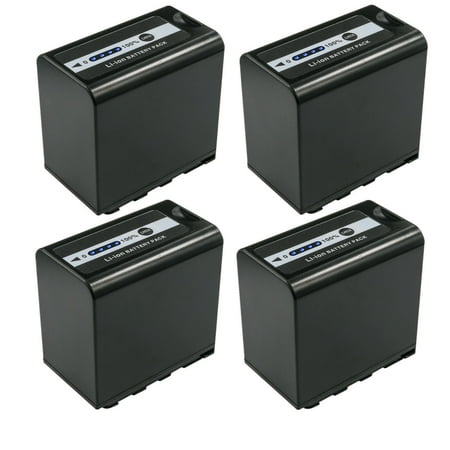 Kastar AG-VBR89G Battery 4-Pack Replacement for Panasonic HC-X1000 HC-MDH2 HC-MDH2GK HC-MDH2GK-K HC-MDH2M AG-CX350 AG-DVX200 AG-DVX200PJ AG-DVX200PB AG-DVX200PX Camera