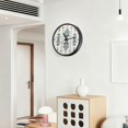 thumbnail image 6 of Indoor 12' Voice-Activated Luminous Decoration Wall Clock With LED Night Light Ethnic Exotic, 6 of 8