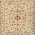 thumbnail image 1 of Ahgly Company Indoor Square Traditional Brown Persian Area Rugs, 5' Square, 1 of 6