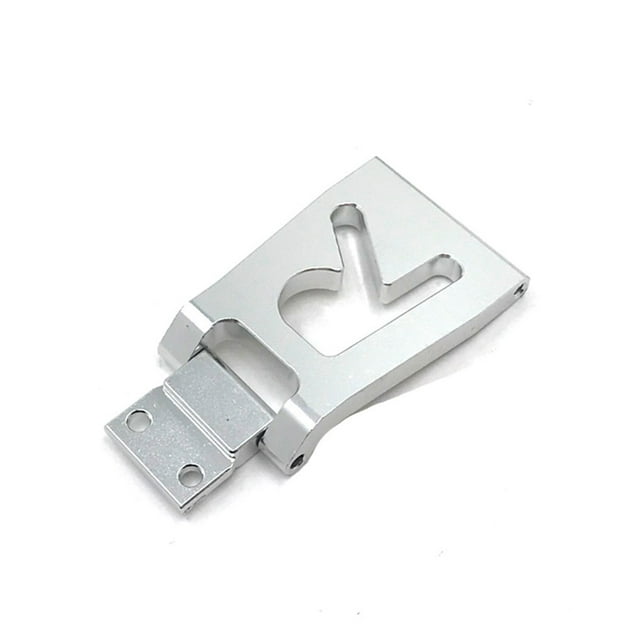 ZheElen Metal Rear Tail Plate Remote Control 1:12 Upgrade Modification Tailboard Part Repairing Replacement for Wltoys 124016 124018 Silver