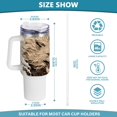thumbnail image 3 of Monsters Beasts Wolves Waves 40 oz Tumbler with Handle Insulated&nbsp;Travel Mug&nbsp;Lid Straw Leak Proof Steel Vacuum Water Bottles Glasses Fits in Car Cup Holder, 3 of 7