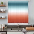 thumbnail image 5 of Red Duck Green Ombre Sheer Curtains 96 Inches Long, Contemporary Abstract Gradient Light Filering Curtains, Privacy Drapes Simi Floor to Veiling Curtain for Living Room Bedroom Large Window Treatment, 5 of 9