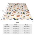 thumbnail image 3 of Salouo Dogs Print Bed Blankets,Flannel Blanket Comfortable Air Conditioning Blanket Lightweight Blanket for Sofa Bed Travel & Couch -40"x30", 3 of 8