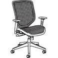 thumbnail image 4 of HON Boda High-Back Work Chair- Mesh Computer Chair for Office Desk, Black (H01), 4 of 4