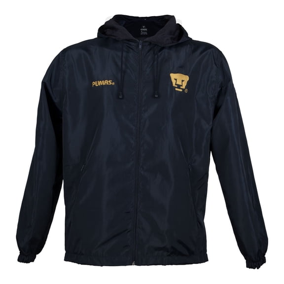 OLD SCHOOL SPORTS Pumas UNAM Chamarra Rompevientos Sport Azul/Dorado Hombre OLD SCHOOL SPORTS Pumas de la UNAM Pumas UNAM Sport repelente al agua