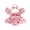 Pink-Dad, variant on BemeyourBBs Newborn Baby Girls Mother's Day Father's Day Outfit Summer Romper Dress Baby Girl Clothes I Love Mom Dad Letter Heart Smocked Flying Sleeve Tulle Tutu Dress and Bow Headband Set
