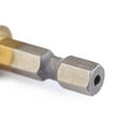 thumbnail image 3 of 3-12mm HSS Titanium Step Drill Bit HSS Power Tools for Wood Metal Drilling, 3 of 9