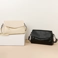 thumbnail image 7 of URSOFINE Genuine Leather Crossbody Bag for Women Flap Over Shoulder Handbag Multi-Pocket Small Hobo Purse for Daily Use, 7 of 7