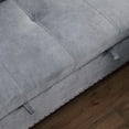 Morden Fort Comfy Sectional Sleeper Sofa with Storage, Reversible L