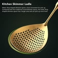 thumbnail image 6 of BOKYAN 304 Stainless Steel Skimmer Ladle – Long Handle, Large Flow, Food‑Grade Oil & Water Filter for Frying & Kitchen Use, 6 of 10