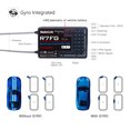 thumbnail image 4 of Free Radiolink RC6GS V3 Émetteur Radio 7 Canaux avec Récepteur R7FG Gyroscope Télécommande Incluse pour Voiture RC Bateau, 4 of 6