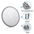 thumbnail image 4 of Advancent Drenaje de ducha de acero inoxidable, bucle de silicona gris, fregadero sin bloqueo, filtro de bañera con orificio de media luna, Juegos de accesorios de baño, 4 of 6