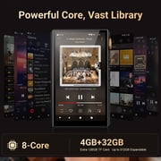 160GB Hi-Fi Audio Player with Bluetooth and WiFi, Oilsky Hi-Fi Music Player with Audible,Play Store, 4.02 DSD Lossless Music MP3 MP4 Player(Black)