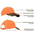 thumbnail image 2 of Catalonia Classic Orange Hunting Hat for Men, Adjustable Neon Cotton Baseball Cap for Outdoor, 2 of 5