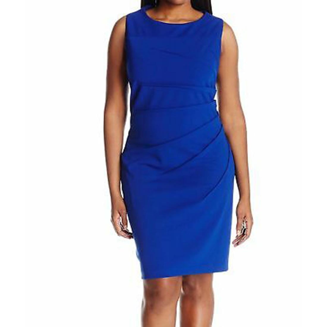 calvin klein cobalt blue dress