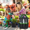 thumbnail image 4 of Herramientas de jardinería Kit de jardinería de 9 piezas Herramientas de jardinería con bolsa de almacenamiento, regadera, guantes de jardinería, 4 of 5