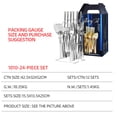 thumbnail image 2 of Hongchun Ensemble de Couverts Argent - Ensemble de Couverts en Acier Inoxydable Poli - Ensemble de 24 Pcs - Plus Comprend Support de Couverts Doré - Qualité Lavable au Lave-Vaisselle, 2 of 5