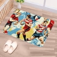 thumbnail image 5 of Football Modern Polyester Non-Slip Floor Rug Office Mat, Machine Washable Office Rugs, 5 of 6