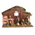 thumbnail image 2 of Regalo religioso de Iglesia estatuils de Natid de Sunnimix Escena de Navidad, 2 of 8