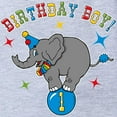 thumbnail image 2 of CafePress - Circus Elephant 1St Birthda - Cute Infant Baby Football Bodysuit, 2 of 3