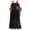 Red, variant on Meichang Renaissance Dress Women Plus Size Butterfly Sleeve Cold Shoulder Lace Up Steampunk Corset Dress Mesh Patchwork Victorian Medieval Dress Evening Gowns