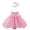 Pink, variant on 3-10 Years Toddler Girl Dresses for Summer,Flower Girl Dress Pink Wedding Party Bridesmaid,Toddler Girls Net Yarn Mesh Flower Ruffles Birthday Party Gown Long Dresses Bow Hair Band Set