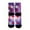 Dark Purple, variant on Men's Valentine's Day Novelty Food Print Socks - Funny Designs with Hearts, Soft Cotton & Stretchable, Crew Length & Machine Washable, Hilarious Stocking Stuffer Light Purple One Size