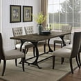 thumbnail image 5 of LexMod Effuse Wood Top Dining Table in Brown, 5 of 5