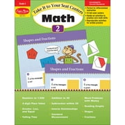 Evan-Moor Take It to Your Seat: Math Centers, Grade 2 Teacher Resource