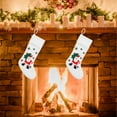 thumbnail image 4 of Wzzjkit Chaussettes de Noël Blanches et Rouges, Décoration de Noël Mignonne, Grands Sacs Cadeaux, Sacs à Bonbons, 4 of 6