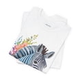 thumbnail image 4 of Zebra Graphic Unisex 100 Cotton Vintage Animal Art T-Shirt 2, 4 of 91