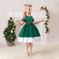 thumbnail image 4 of 4-9T Girls Christmas Princess Gown Dress Ugly Xmas Swing Party Casual Dress, 4 of 7