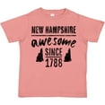 thumbnail image 3 of Inktastic New Hampshire Awesome Since 1788 Boys or Girls Toddler T-Shirt, 3 of 5