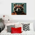 thumbnail image 5 of Nawypu Panda Prints, Funny Pandas, Panda Gifts, Panda Wall Prints, Panda Wearing Glasses Hanging Art, Panda Art Canvas, Living Room Wall Art, Wall, 5 of 6