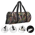 thumbnail image 3 of Fotbe Watercolor Romantic Paisley Bolsa Deportiva de Lona Plegable con Estampado, Bolsa de Gimnasio con Bolsillo Seco/Húmedo, Bolsa de Viaje Ultraligera de Gran Capacidad, 3 of 6