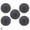 Black, variant on Table Air Hockey Pucks - 2.5 Inch Diameter, High-Quality Construction, Smooth Surface, and Designed for Speed