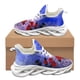 thumbnail image 1 of Zapatillas deportivas suaves con estampado de corazón y rosas rojas para mujer, otoño e invierno, antideslizantes, con punta redonda, informales, resistentes a la suciedad, 1 of 6