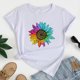 thumbnail image 2 of Tops de verano Regalos para hombre y mujer Camiseta Blusa de manga corta con estampado de verano Pompotops hfajkhk137713, 2 of 6