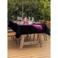 thumbnail image 3 of Outdoor Tablecloths with Umbrella Hole & Zipper, Dragon Flames 54x80 Inch Tablecloth Rectangle, Purple Dragons Abstract Modern Art Waterproof Table Cloth, Patio/Pool/Picnic Table Covers, 3 of 8