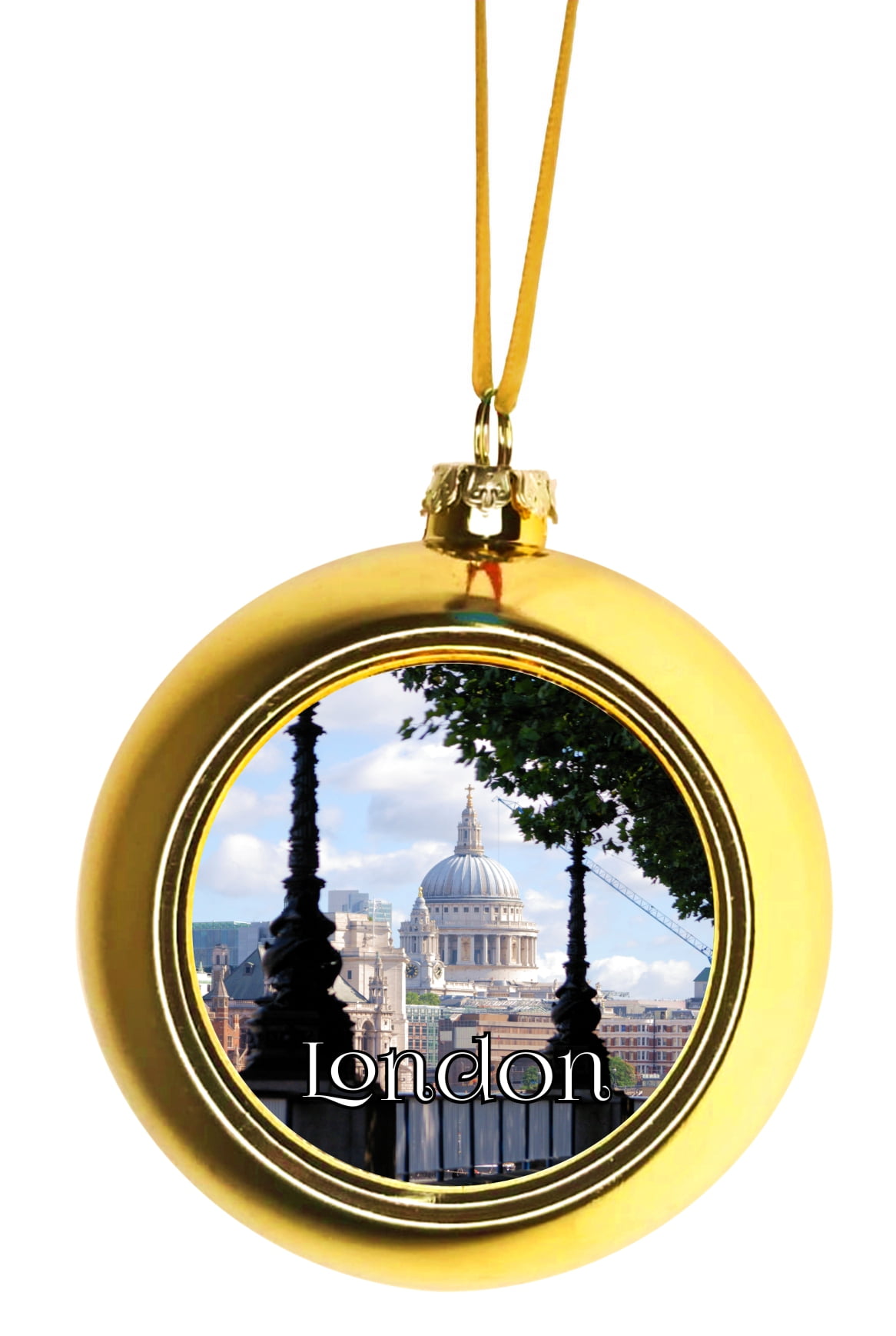 Christmas Ornament London England St. Paul's Cathedral in Daylight Ball ...