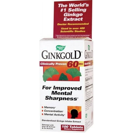 Nature's Way Ginkgold 100 Tablets
