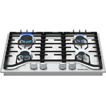GASLAND GH1304SF 4 Italy Sabaf Burners Gas Stovetop, 30 inch Gas Cooktop, NG/LPG, Stainless Steel